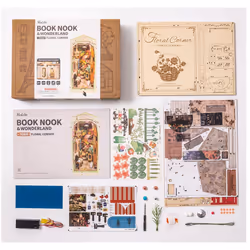 RoboTime TGB09 maison miniature et coin livre DIY Coin livres DIY - Vue supplémentaire 5