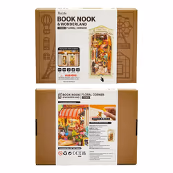 RoboTime TGB09 maison miniature et coin livre DIY Coin livres DIY - Vue supplémentaire 6