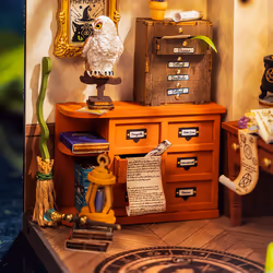 ROBOTIME The Magic Study Puzzle 3D 267 pièce(s) Ville - Vue supplémentaire 4