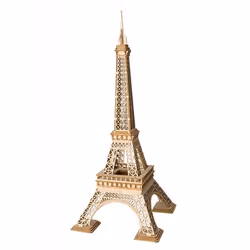 DAM Tour Eiffel. Modèle 3D réaliste avec beaucoup de détails, 121 pièces Beige