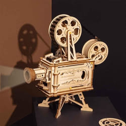 DAM Vitascope Tomavistas, projecteur à manivelle classique. 183 pièces. Projection réelle de films. Beige
