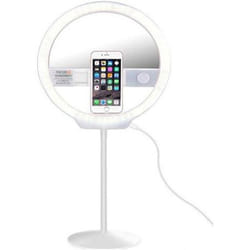 Yongnuo YN128 II Lampe de beauté LED portable avec miroir cosmétique intégré rose