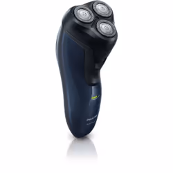 Philips AquaTouch AT620/14, Rasoir rotatif, HQ56, 2 année(s), Noir, Bleu, AC/Batterie, Hybrides nickel-métal (NiMH)
