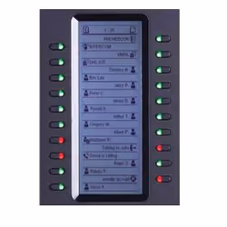 Grandstream Networks GXP2200EXT, Noir, 20 boutons, GXP2140, GXP2170 and GXV3240, 206 x 117 x 32 mm, 380 g