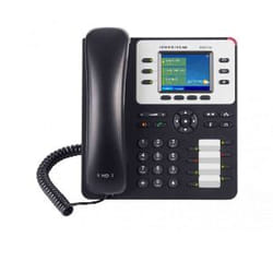 Grandstream Networks GXP-2130 téléphone fixe Noir 3 lignes TFT
