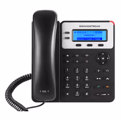 Grandstream Networks GXP1625, Téléphone IP, Noir, Combiné filaire, In-band, En dehors de la bande, 2 lignes, 500 entrées