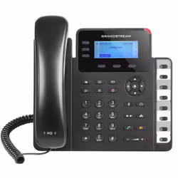 Grandstream Networks GXP1630, Téléphone IP, Noir, Gris, Combiné filaire, Sur bureau/mural, linux, 3 lignes
