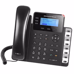 Grandstream Networks GXP1630 téléphone fixe Noir, Gris 3 lignes LCD