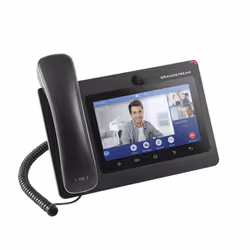 Grandstream Networks GXV3370 téléphone fixe Noir 16 lignes LCD Wifi