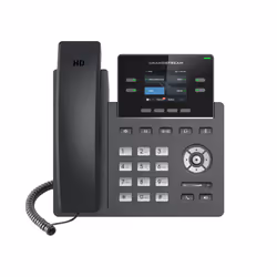 Grandstream Networks GRP2612, Téléphone IP, Noir, Combiné filaire, In-band, En dehors de la bande, Info SIP, Administrateur,  ...