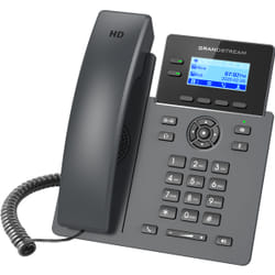 Grandstream Networks GRP2602 téléphone fixe Noir 2 lignes LCD