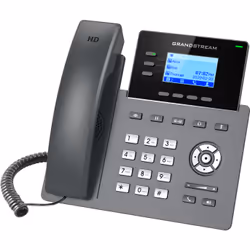 Grandstream Networks GRP2603, Téléphone IP, Noir, 3 lignes, LCD, 6,3 cm (2.48"), Fast Ethernet