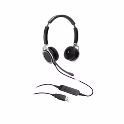 Grandstream Networks GUV3000, Avec fil, Bureau/Centre d'appels, 100 - 7000 Hz, 125 g, Casque, Noir