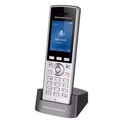 Grandstream Networks WP822, Téléphone IP, Noir, Argent, Combiné sans fil, 2 lignes, 500 entrées, Boutons