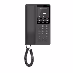 Grandstream Networks GHP621, Téléphone IP, Noir, Combiné filaire, 2 lignes, LCD, Gigabit Ethernet