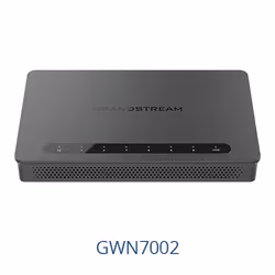 Grandstream Networks GWN7002, Ethernet WAN, 2.5 Gigabit Ethernet, Gigabit Ethernet, Noir