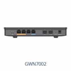 Grandstream Networks GWN7002 Routeur connecté 2.5 Gigabit Ethernet, Gigabit Ethernet Noir