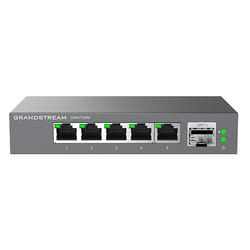 Grandstream Networks GWN7701P commutateur réseau Non-géré Gigabit Ethernet (10/100/1000) Connexion Ethernet, supportant l'alimentation via ce port (PoE) Noir