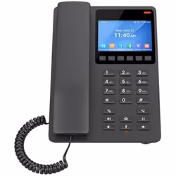 Grandstream Networks GHP631W, Téléphone IP, Noir, Combiné filaire, Mur, In-band, En dehors de la bande, Info SIP, 2 lignes