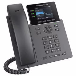 Grandstream Networks GRP2611G téléphone fixe Noir 3 lignes TFT - Vue supplémentaire 3