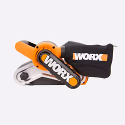 WORX WX661.1, Ponceuse à bande, Noir, Orange, Brossé, Chine, 240 tr/min, 350 tr/min