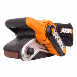 WORX WX661.1 ponceuse portative Ponceuse à bande 350 tr/min Noir, Orange