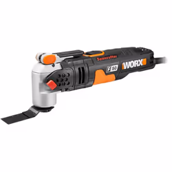 WORX WX681, Découpe, Polissage, Sciage, Décapage, Aluminium, Noir, Orange, Secteur, 450 W