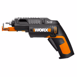 WORX WX255, Tournevis électrique, Poignée de pistolet, 1/4", Noir, Orange, 230 tr/min, Batterie