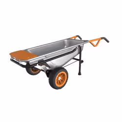 WORX WG050, Métal, Diable, Noir, Orange, Acier inoxydable, 140 kg, 2 roue(s), 18 kg