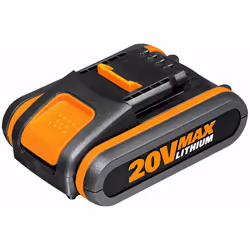 Batterie lithium-ion de 20V. Batterie d'origine WORX au lithium-ion de 20 v 2.0 Ah. Fournit une puissance élevée, une grande  ...
