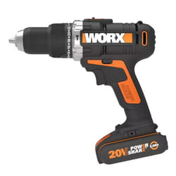 WORX WX372 perceuse 1800 tr/min Sans clé 1,65 kg Noir, Orange, Argent