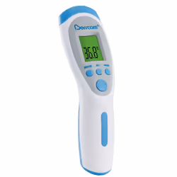 Berrcom JXB-182, Thermomètre à distance, Blanc, Front, Boutons, °C, °F, Température corporelle, Température de surface