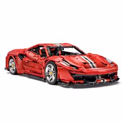 CaDA Bricks Master Series Italian Supercar Set - Non-Motorized Version, Jeu de construction, 3187 pièce(s)