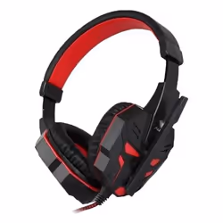 AULA LB-01, Avec fil, 20 - 20000 Hz, Jouer, Casque, Noir, Rouge