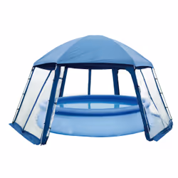 Blue Bay PH-02, Toit de piscine/spa, Bleu, Blanc, Fibre de verre, Polyester, Acier inoxydable, Piscine hors-sol, Piscine gonf ...