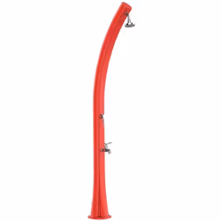 Colonne De Douche Écologique Rouge à Chauffage Solaire Modèle Rio Ss0935 Red. Innovation Technique Et Design Italien Dans Une ...