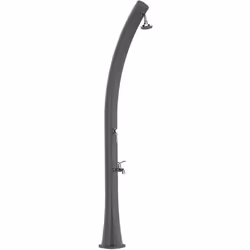 Renouvelez Vos Espaces Extérieurs Avec La Douche Solaire Rio Ss0935 Gray. Courbée En Polyéthylène Hd, Idéale Pour Les Jardins ...