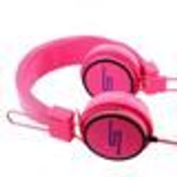Casque audio - EXTRA-Bass - Rose - Filaire - Sur-oreille - Micro intégré
