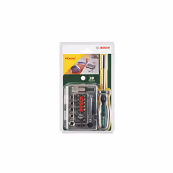 Bosch 2 607 017 331, 27 pièce(s), Hex (métrique), Tourne-écrou, Torq-Set, PH 1, PH 2, PH 3, PZ 1, PZ 2, PZ 3, 4,5,6 mm, T10, ...