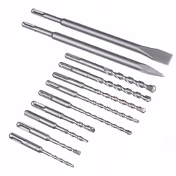 Ensemble de forets et ciseaux Bosch; SDS-Plus 11 pcs