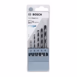 Bosch HSS Twist Drill Bit PointTeQ Sey, Perceuse, Foret à ciseau pointu, Métal, 5 pièce(s)