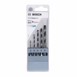 Bosch 2 607 002 825, Perceuse, Foret à ciseau pointu, Métal, Gris, 5 pièce(s)