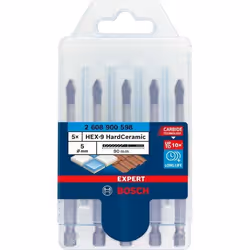 Mèche en céramique Bosch 2608900598; 5,0x90 mm; 5 unités