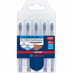 Mèche en céramique Bosch 2608900599; 6,0x90 mm; 5 unités