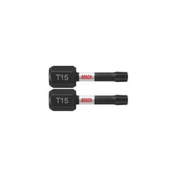 Peu de tournevis Bosch Impact Control; T15; 25 mm; 2 unités