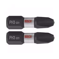 Peu de tournevis Bosch Impact Control; PH3; 25 mm; 2 unités
