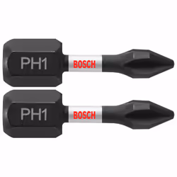 Peu de tournevis Bosch Impact Control; PH1; 25 mm; 2 unités