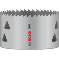 Bosch - 1x 1x Crown Saw pro Multi Material (pour bois tendre, plaques de plâtre, ø 83 mm, Accessoires professionnels Perçage)