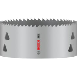 Bosch - 1x 1x Crown Saw pro Multi Material (pour bois tendre, plaques de plâtre, ø 114 mm, Accessoires professionnels Perçage)