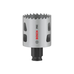 Bosch - 1x Crown Saw pro Multi Material Power Change Plus (pour bois tendre, plaques de plâtre, ø 46 mm, accessoires professionnels pour le perçage)